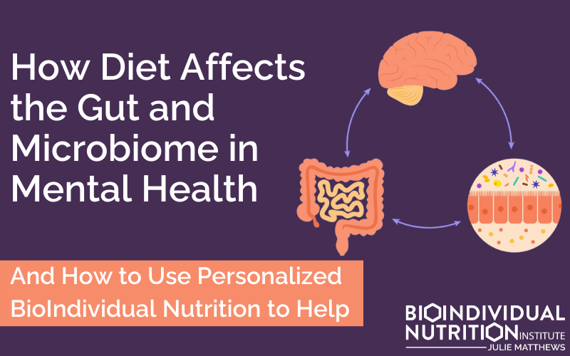 How Diet Affects the Gut and Microbiome in Mental Health: And How to Use Personalized Nutrition to Help